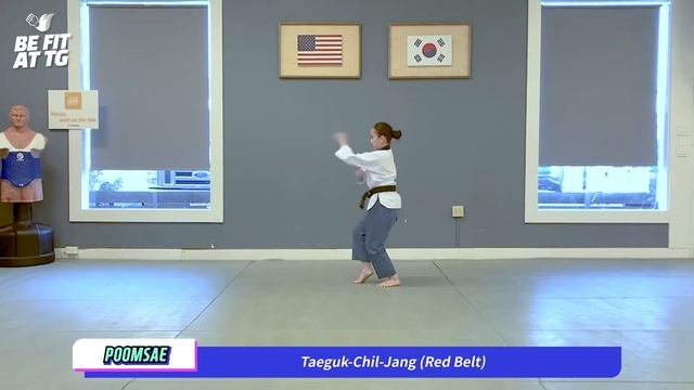 [Poomsae At Home] Easy To Learn Taeguk 7 Jang