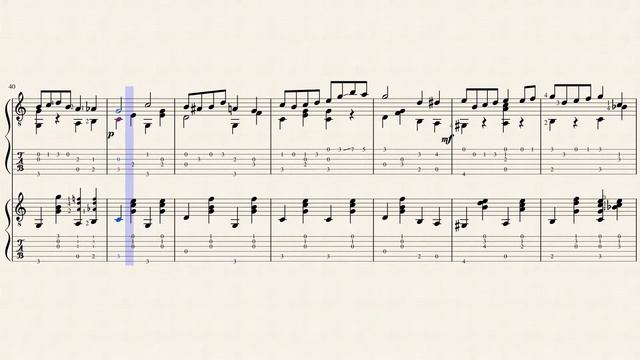 Bright Eyes Gavotte - A. J. Weidt (1866 - 1945) - Duo - Tablature