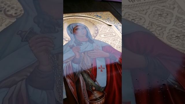 Рукописная икона 