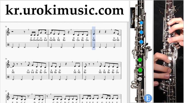 오보에 배우기 Becky G, Paulo Londra - Cuando Te Besé 운지법 Um-ih359