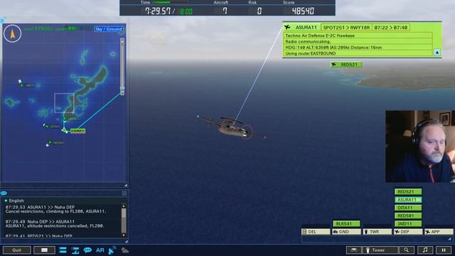 I Am An Air Traffic Controller 4 | Naha DLC | 5 Tabs | 7 To 8 AM | ATC Simulation | Realistic