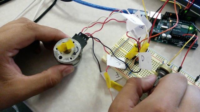 Stepper Motor DC Controlled Using Arduino