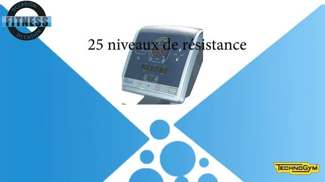 VELO ELLIPTIQUE TECHNOGYM SYNCHRO EXCITE 500 LED OCCASION