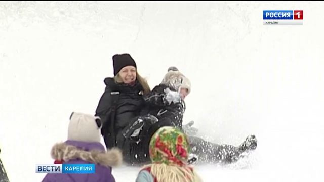 В Ведлозере песнями и хороводами провожали зиму