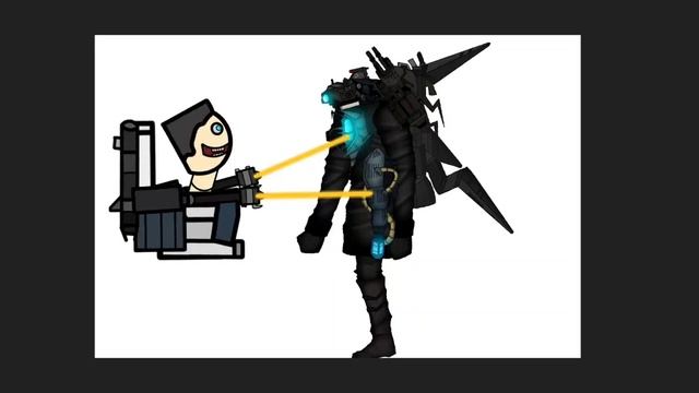 Анимация камера мен титан