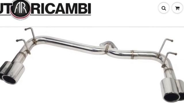 Auto Ricambi Exhaust - 2017 Fiat 124 Spider Lusso