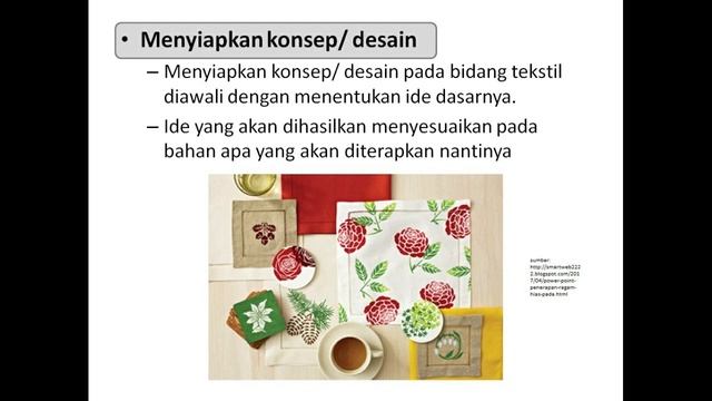 PENERAPAN RAGAM HIAS PADA BAHAN TEKSTIL