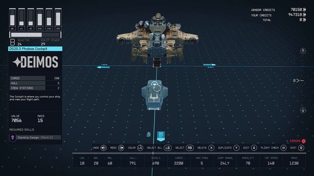 Starfield Ship TEARDOWN Ep.10 Spacer Coyote