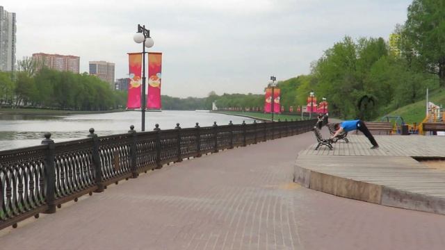 Эко Берег. Нижняя смотровая площадка. Химки, Левый берег.