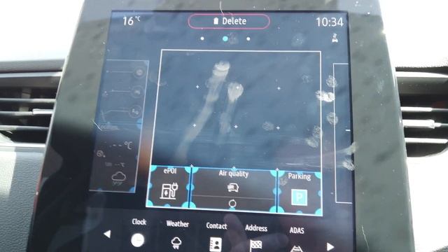 How to edit Easy-Link home pages in the Renault Zoe ZE50