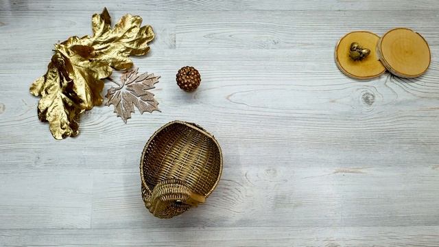 4 DIYS FALL DECOR ?  ШИШКИ, ЖЕЛУДИ, ОРЕШКИ