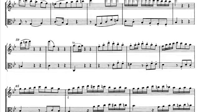 Mozart Duo For Violin And Viola KV 424 - 1. Adagio - Allegro - Piano Transcription [tbpt114]