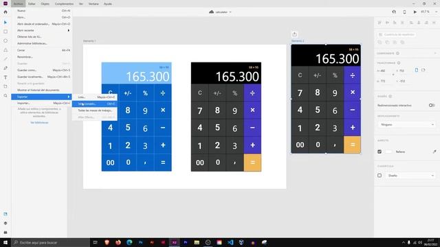 EXPORTAR En ADOBE XD ? - ADOBE XD TUTORIAL