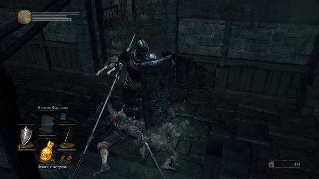 Dark Souls 3 #03. Рыцарь с копьём и блок!