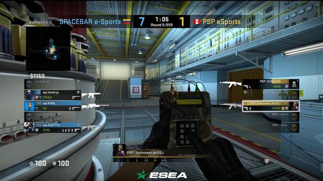 FINAL ESEA LA OPEN!! TEAM SPACEBAR Vs PSP