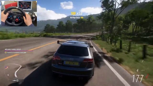 #AudiA3 RS - #ForzaHorizon5 | Logitech G29 Gameplay FH5 Gameplay, Realistic Driving.