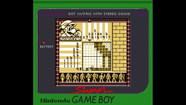 (29 / 193) Mario's Picross [GameBoy] [No Hints] : Easy Picross 4E (House)