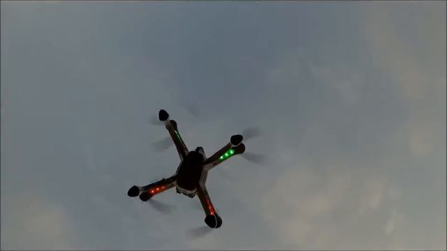 испытания Walkera Qr-x350 Pro с Devo F12E и G3D первый день без камеры