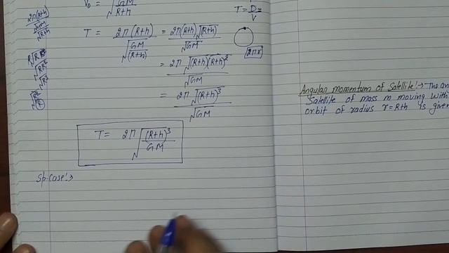 Time Period Of Satellite | Chapter 8 | Gravitation | Class 11 Physics