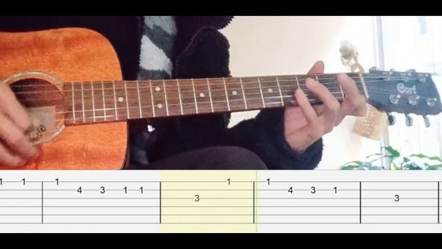 Feid, ATL Jacob - Luna (Easy Guitar Tutorial Tabs)