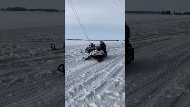 February 2022 Just Having Fun Taking A Little Break On Riding Snowmobiles .