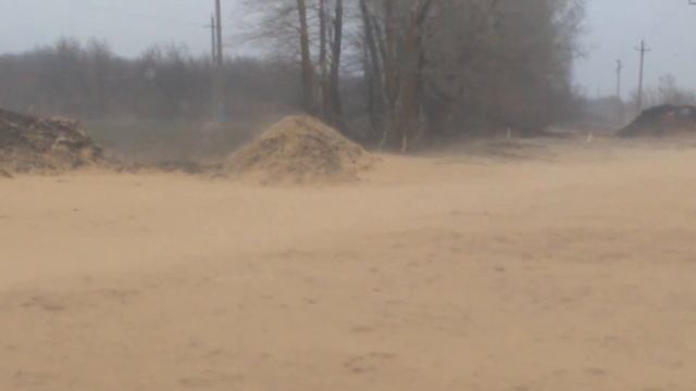 Видео выдувания песка