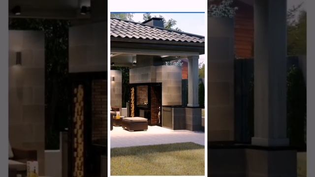 Проект беседки с печным комплексом.