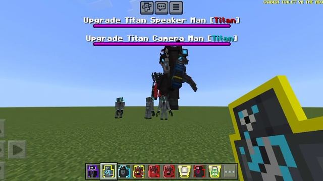 Skibidi Toilet V8 Addon MODS In Minecraft PE/BE