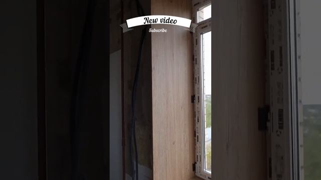 Установили откосы на окно. Мини обзор в профиле #древеснаясимфония