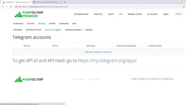 PumpOlymp Bot: True Passive Income On Crypto Pumps