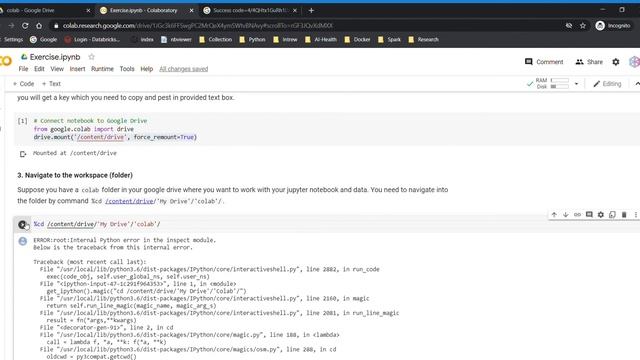 Run Google Colaboratory With Google Drive Contents
