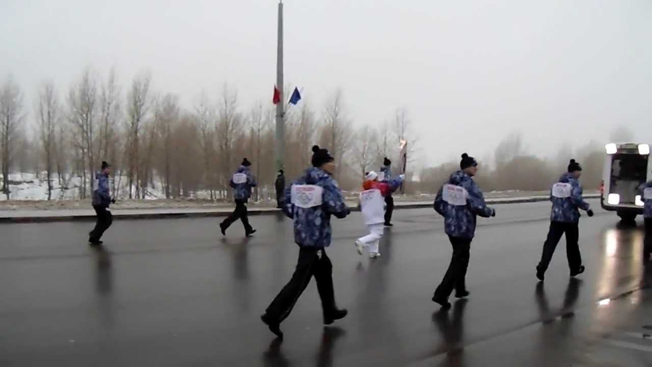 Олимпийский огонь в Нижнем Новгороде