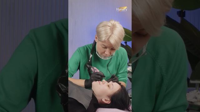 Как сделать стрелку с растушевкой? #shorts #pmu #permanentmakeup #eyeliner