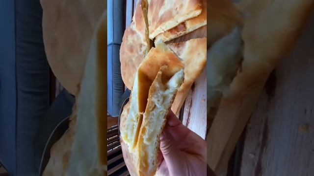 Better Than Pizza! Potato-Cheese Filling Ossetian PIE  ОСЕТИНСКИЕ ПИРОГИ с Сыром и Картофелем#SHORT