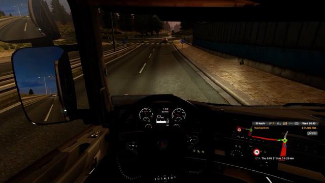 ETS 2: Breaking The Law In A Scania Streamline (Awesome V8 Sounds)