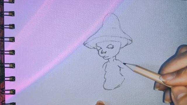 Как нарисовать шайлушай карандашом поэтапно. Видео урок срисовки милого шайлушай #шайлушай