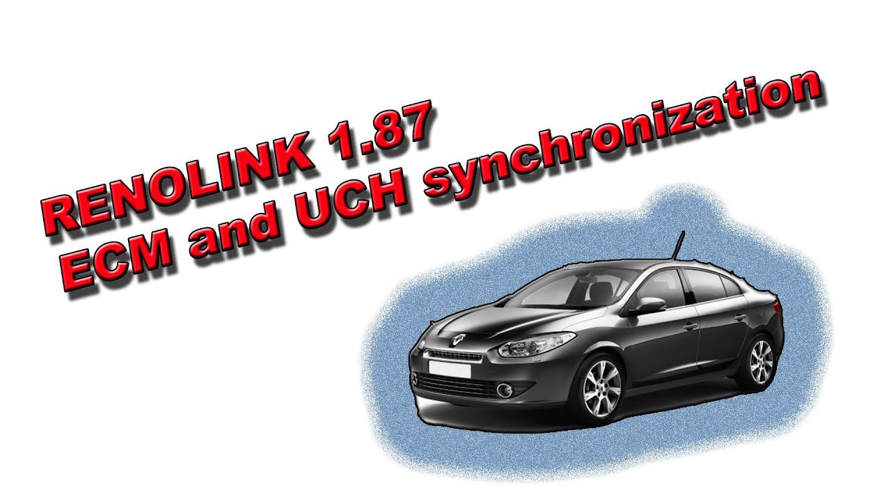 RENOLINK 1.87 восстановление синхронизации на ECM