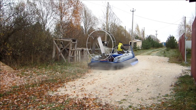 19.10.2014 выезд и возвращение СВП Бриз 420-22S / Hovercraft 