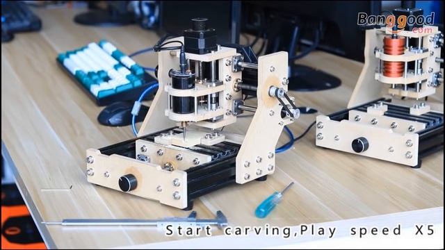Triaxial Desktop DIY CNC Micro Engraving Machine From Banggood