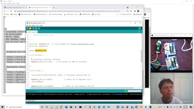 7. Dot221-servo For The Arduino Portenta Maker 100 Robotics Course