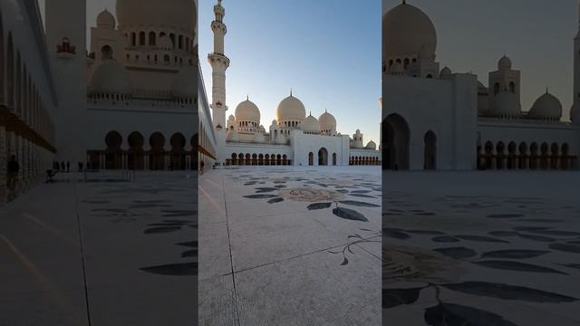ОАЭ наша 💘 Мечеть в Абу Даби, невероятно красивое место 💝Почувствуйте энергетику этого места.