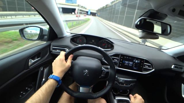 Peugeot 308 SW 1.5 BlueHDi 130 HP 4K | POV Test Drive #078 Joe Black