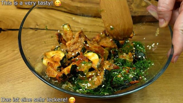 Zucchini Ist Schmackhafter Als Fleisch. 2 Schnelle Und Einfache Rezepte. ASMR Zucchini Rezepte