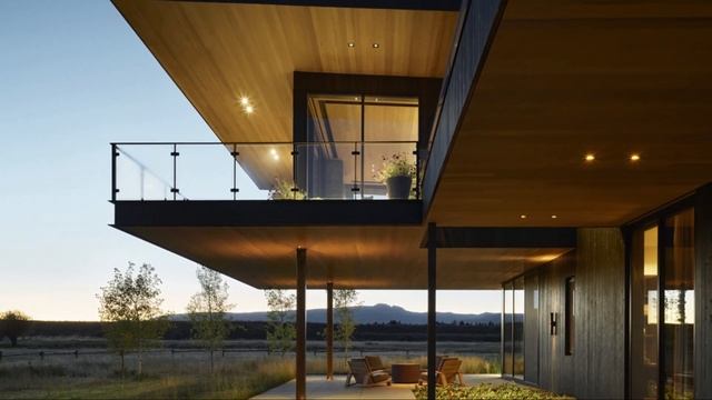 House Design With Walnut Millwork Establishes A Grounded Earthy Sense Of Warmth