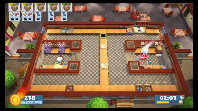Overcooked 2 [Nintendo Switch] - Kevin 1 - 3 Stars!!!