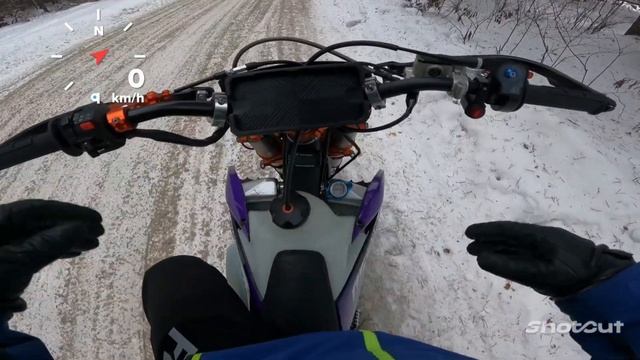 Winter Trail Ride. DSmoto 250 2t. Gr8 250 2t. Lanza.