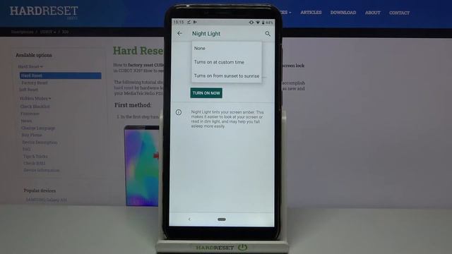 How To Enable Night Mode On Cubot X19 | Enter Night Mode On Cubot X19