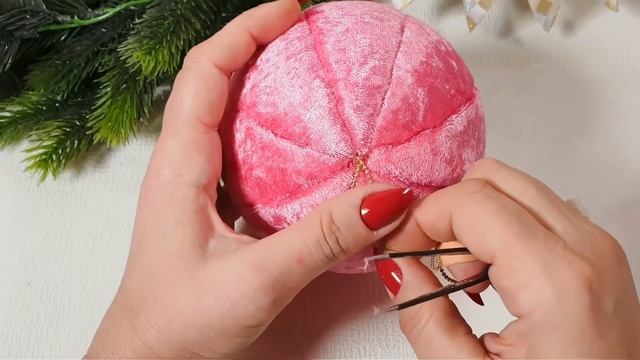 Елочные шары в технике кинусайга Kinusaiga christmas ballsMarine_DIY_Guloyan