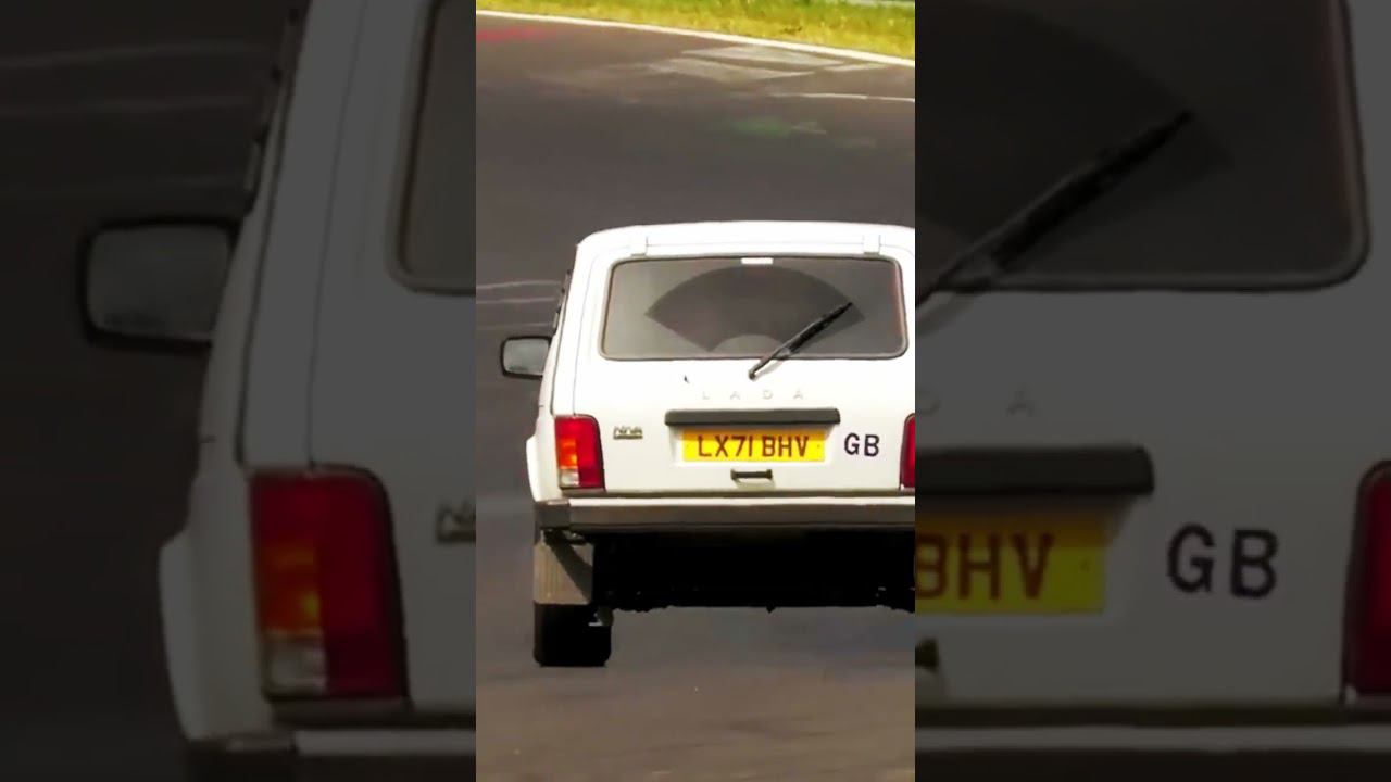 Российскую Ниву заметили на гоночной трассе Нюрбургринг #shorts