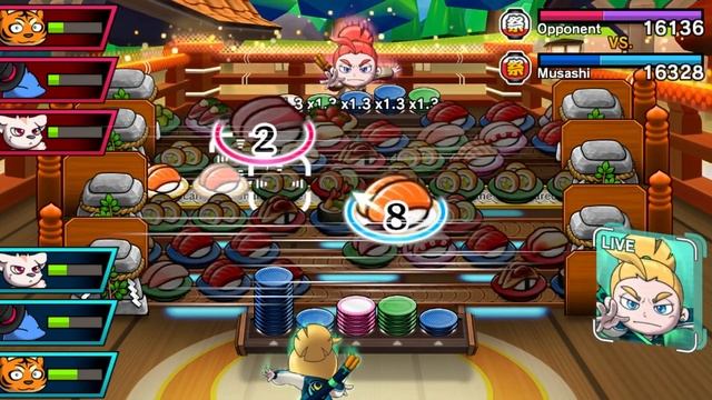 10 Min Of Sushi Striker: The Way Of Sushido On Switch (PAX East)